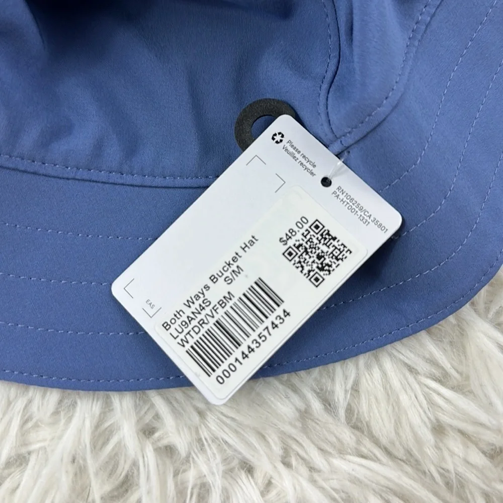 NWT Lululemon Both Ways Bucket Hat Water Drop